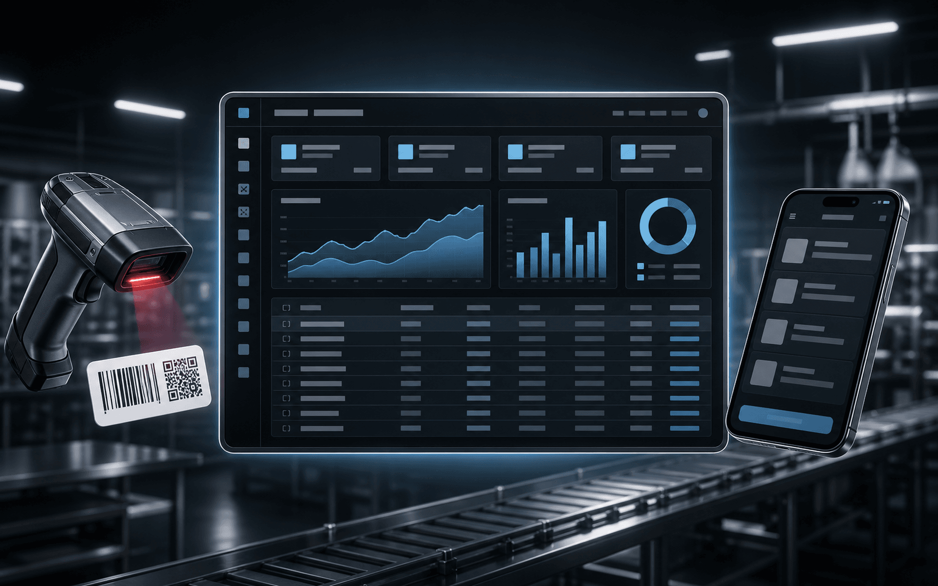Enterprise ERP 제품 화면